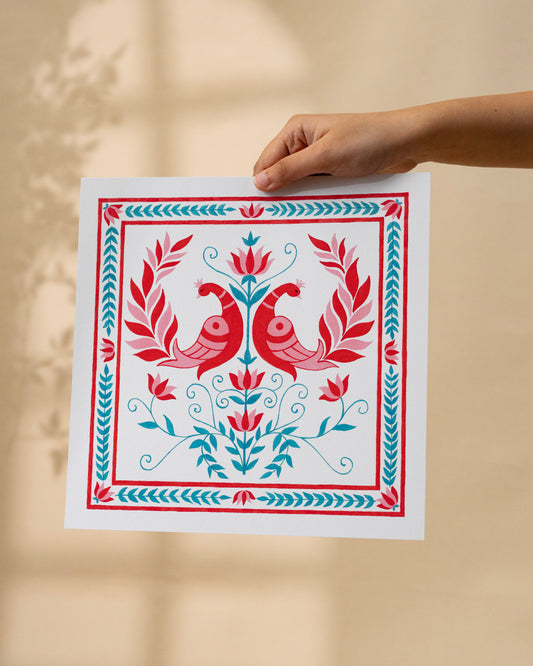Peacock Art Print